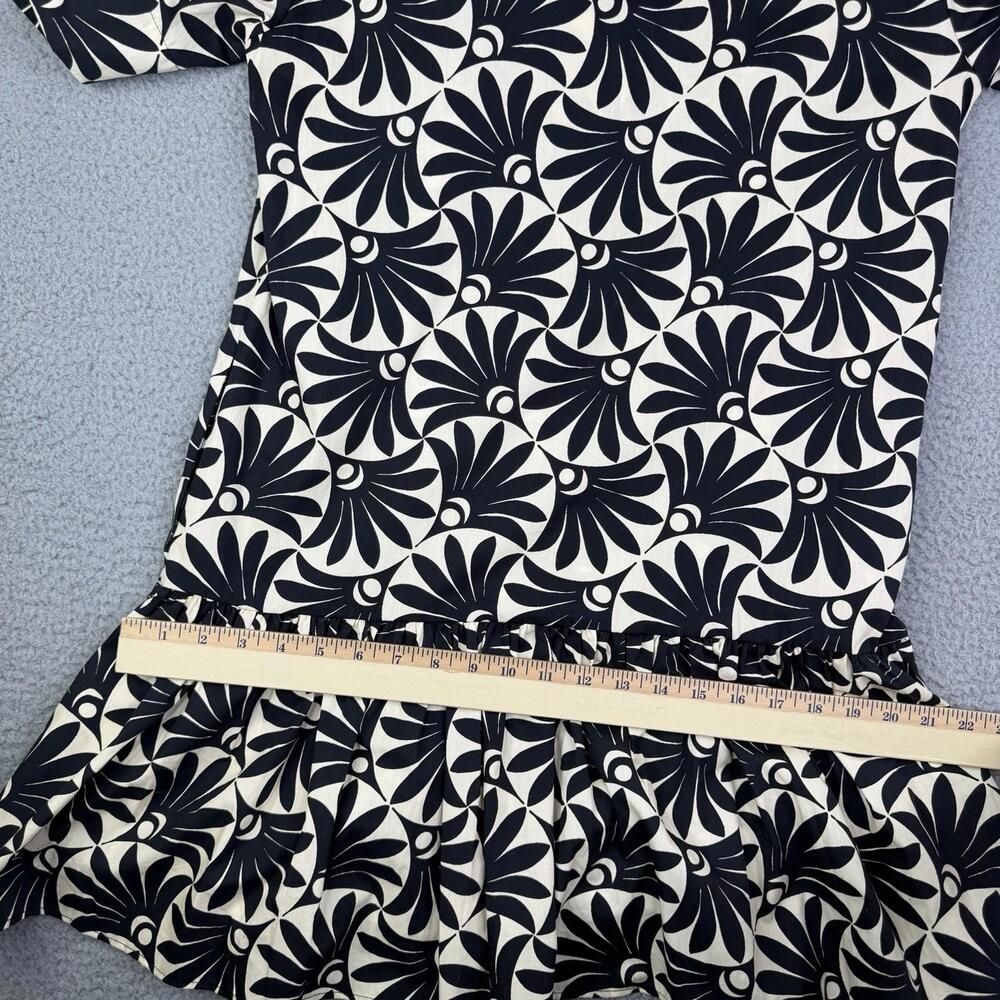 EXQUISE Anthropologie Tobie Mini Shirt Dress Waterlily Print Women's 38 - Picture 9 of 15